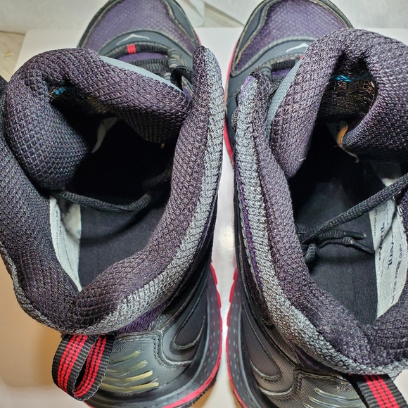 Hoka Women's One One Tor Tech Gray Black Pink Purple Hiking Shoes Size 9 - Picture 5 of 12